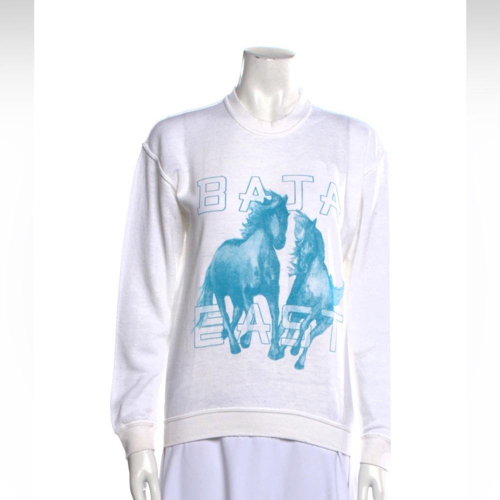 Baja East
Graphic Print Crew Neck Sweatshirt size large